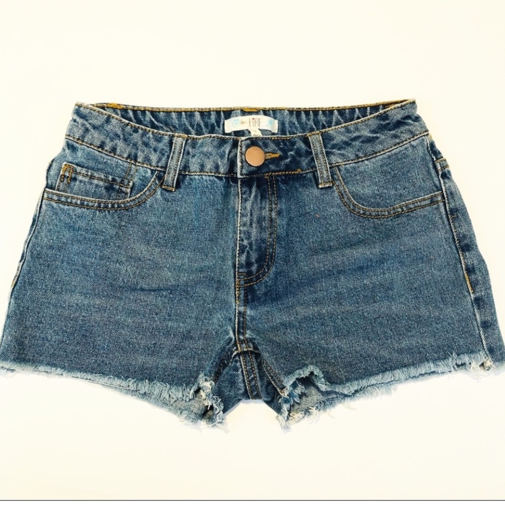 Love Fire Denim Shorts Size 1 (juniors)
